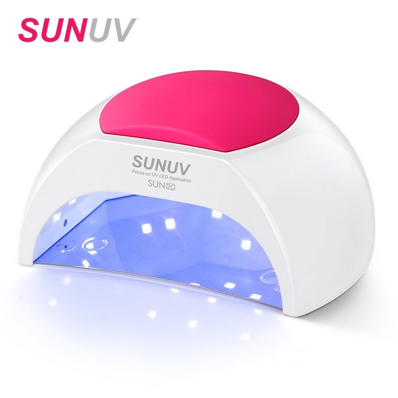 

SUNUV Nail Pengering SUN2C Nail Lamp 48W LED UV Lamp with 4 Timer Setting Senor For Nail Curing