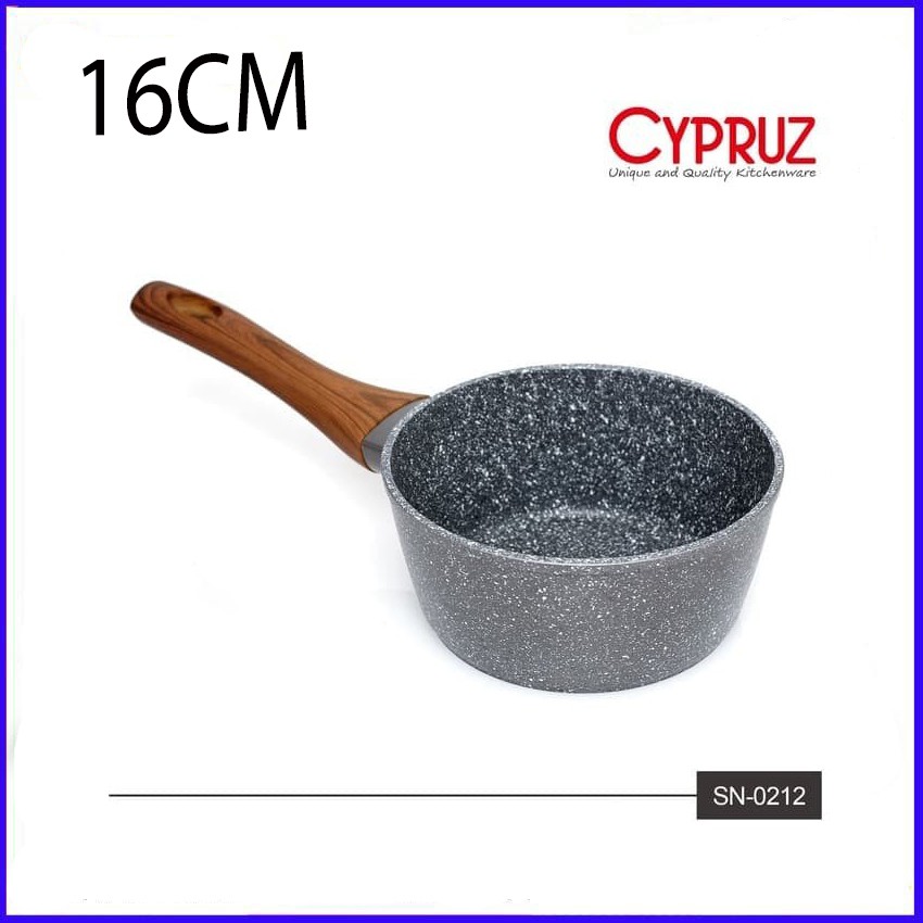 CYPRUZ Sauce Pan Marble Panci Induksi 18 cm ORIGINAL SN-0212