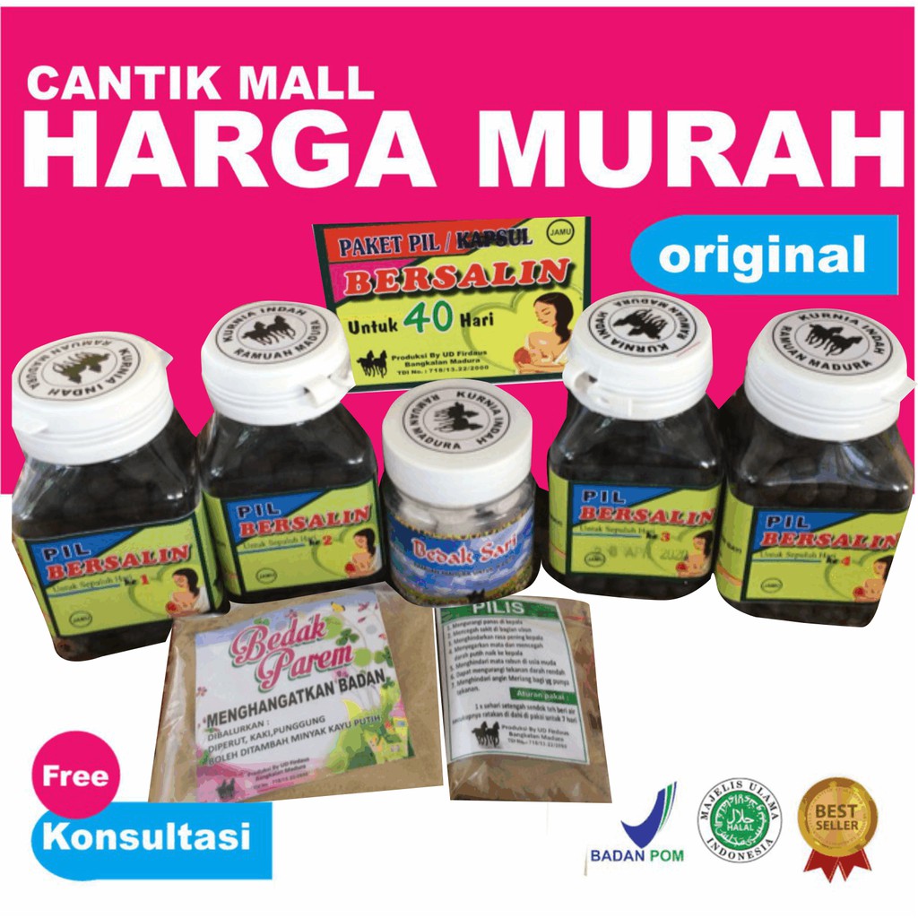 JAMU PAKET PENGANTIN MADURA by Firdaus (lulur harum sari,dupa,bedak dingin madura)
