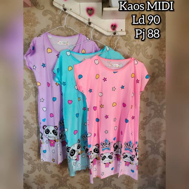 Daster kaos midi
