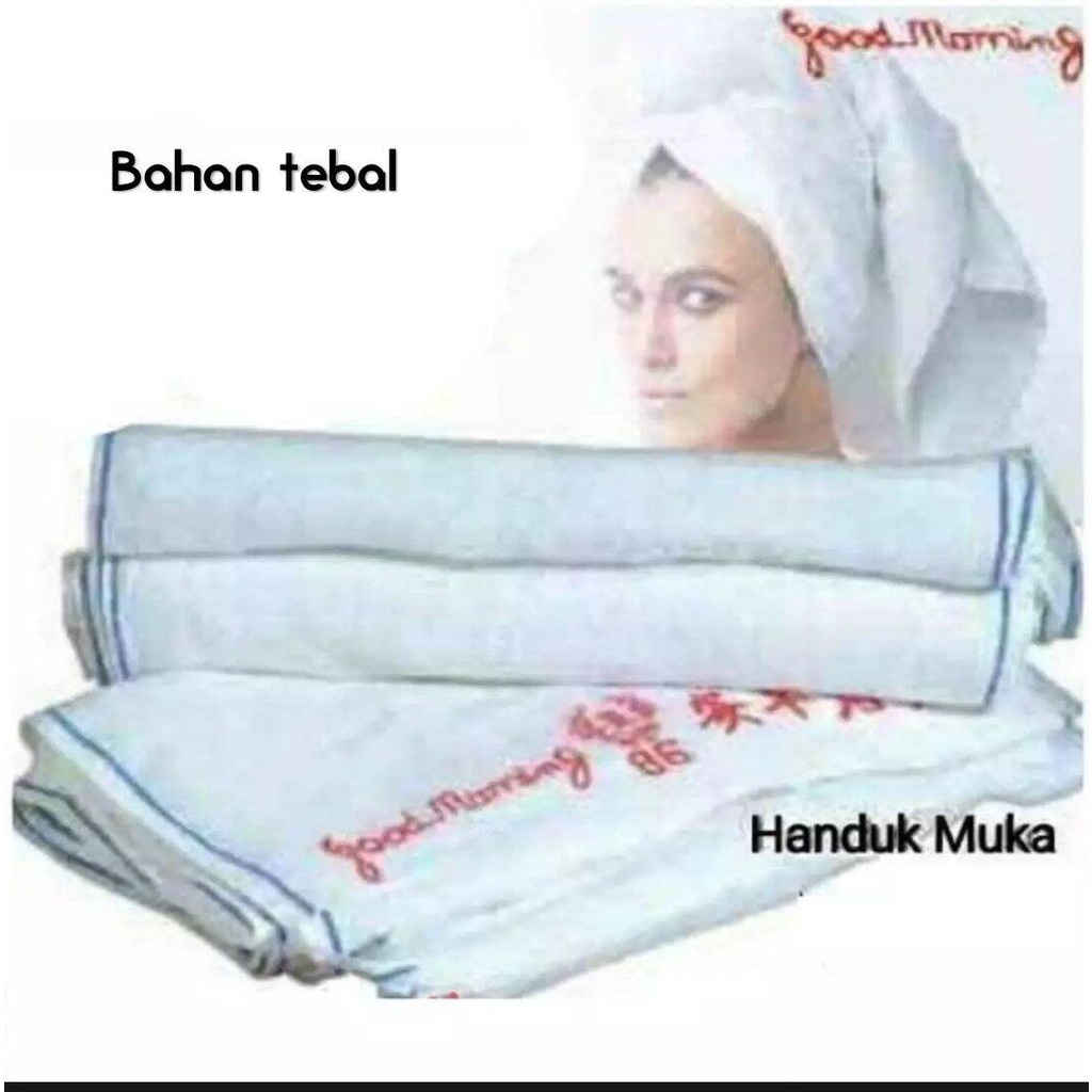 HANDUK MUKA GOOD MORNING BAHAN TEBAL