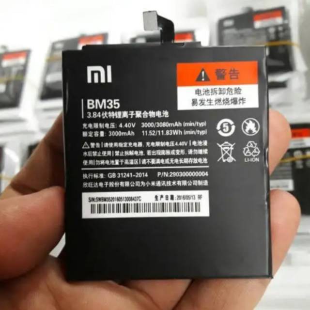 Batterai Xiaomi Mi 4C / BM 35 Model Original Baterai BM35