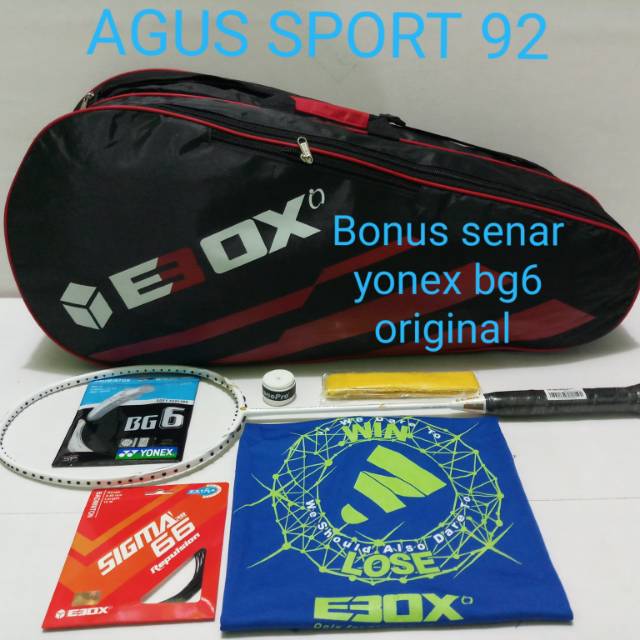RAKET BADMINTON ORIGINAL EBOX NITRO 28 ZERO