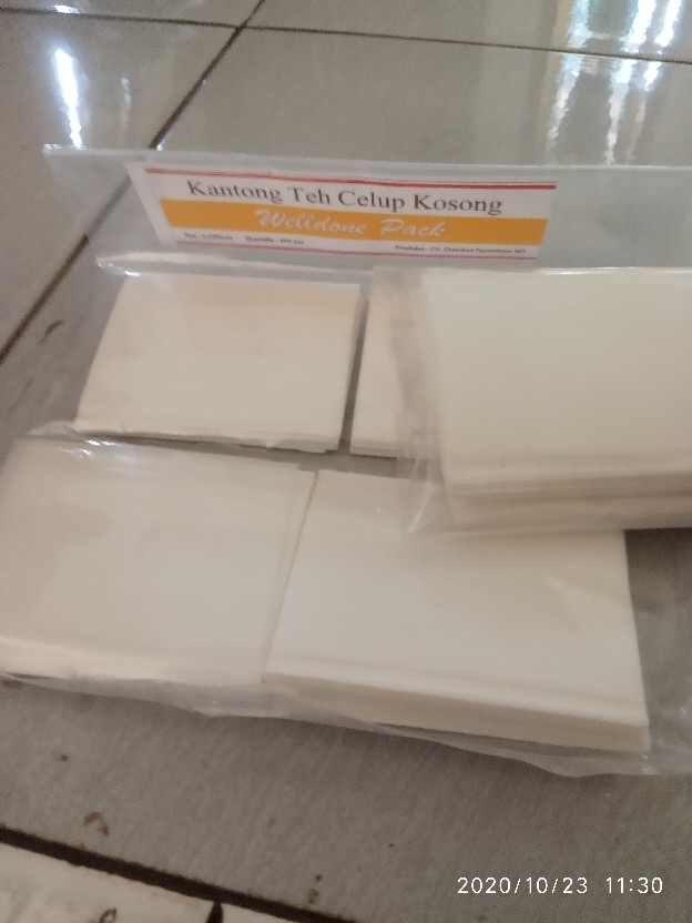 Terlaris Kantong Teh Celup Kosong 1 Lot Isi 250 Pcs