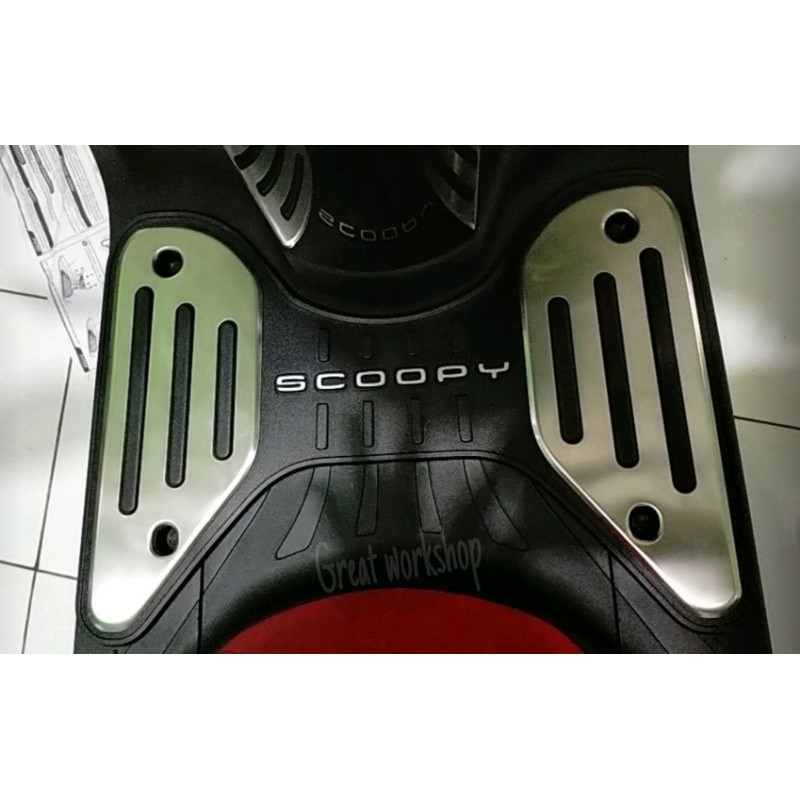 Karpet NEW SCOOPY dan GARNISH pelindung spedometer NEW SCOOPY  Original Ahm