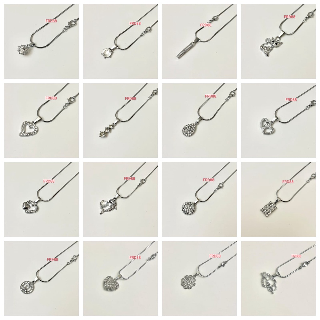 KALUNG LIONTIN WANITA TERLARIS TERMURAH BYK PILIHAN MODEL LAINNYA KK  (COD)