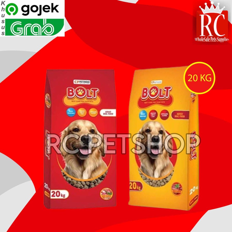 GOSEND Bolt Dog Dry Food Adult Makanan kering Anjing Dewasa 20 KG