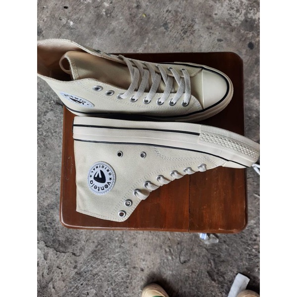 SEPATU SNEAKERS VENTELA ORIGINAL BACK TO 70S BTS HIGH CREAM CHARCOAL ALLBLACK PINK