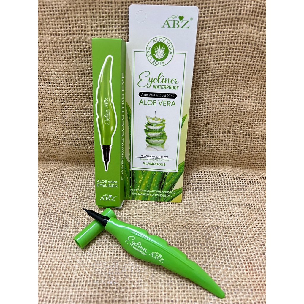 Eyeliner Daun Aloevera Waterproof 24H