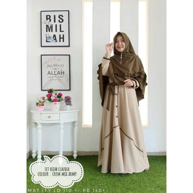 SET HIJAB CLAUDIA SYARI ORI BY AKU KARISSA