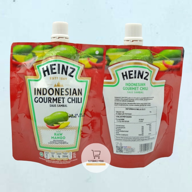 Heinz Indonesian Gourmet Chili Raw Mango (Sambal Manga) 125gr