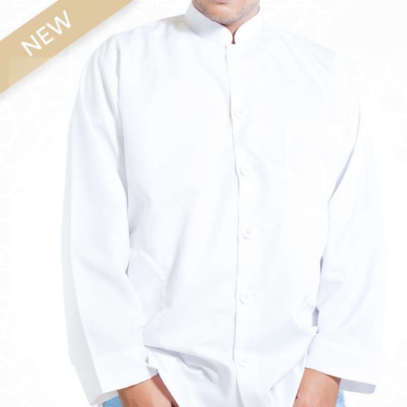 baju Koko putih polos baju Koko putih terbaru baju Koko putih polos kekinian S.M.L.XL.XXL