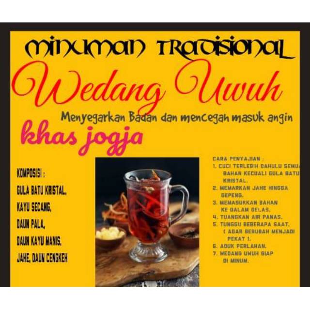 

Wedang Uwuh PENCEGAH CORONA