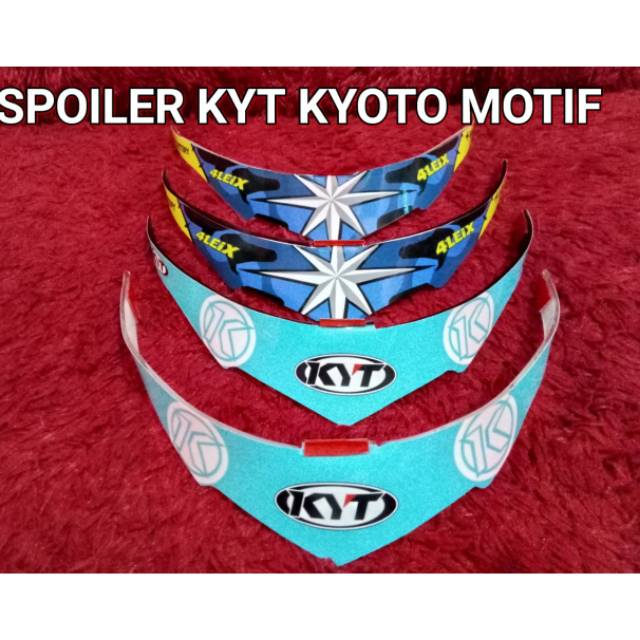 Spoiler Helm KYT Kyoto Aquamarine