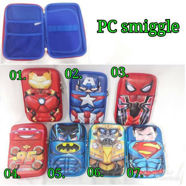 

[Seller Star COR 17Ap7Ag] Kotak Pensil Hardtop 3D model smiggle ￠
