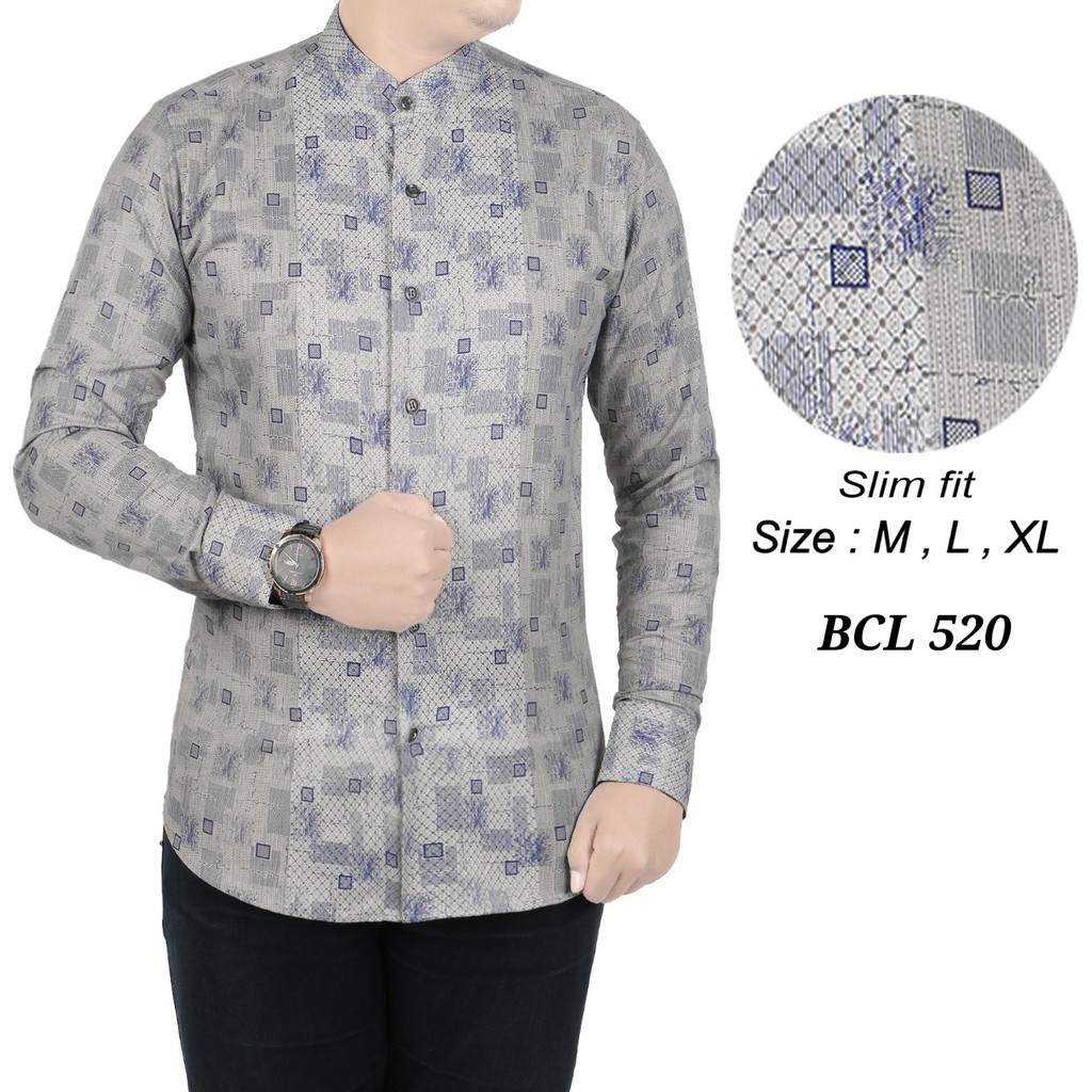Koko Pria Slimfit Baju Lebaran 2021 Bahan Katun Premium