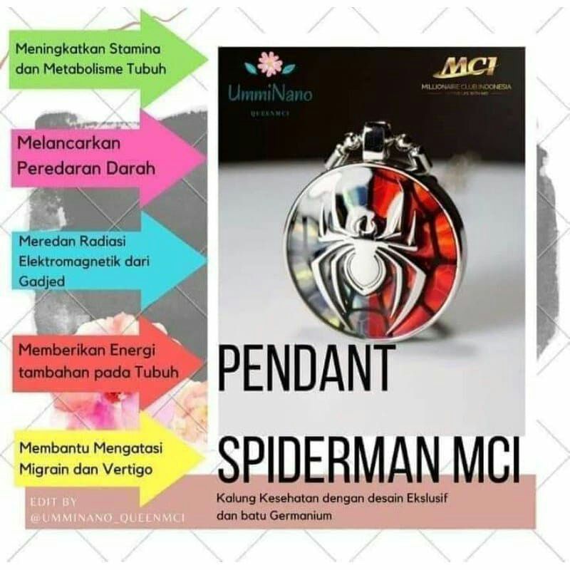 Kalung Pendant Spiderman MCI