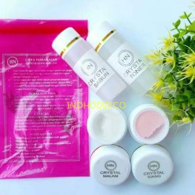 100% ASLI CREAM HN CRYSTAL 30 GRAM / KOSMETIK GROSIR SURABAYA