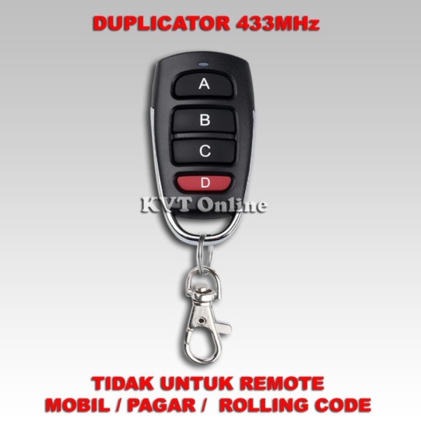Grosir Remote duplicator AK-KB1304 ABCD 4CH 433MHz KVT shopee