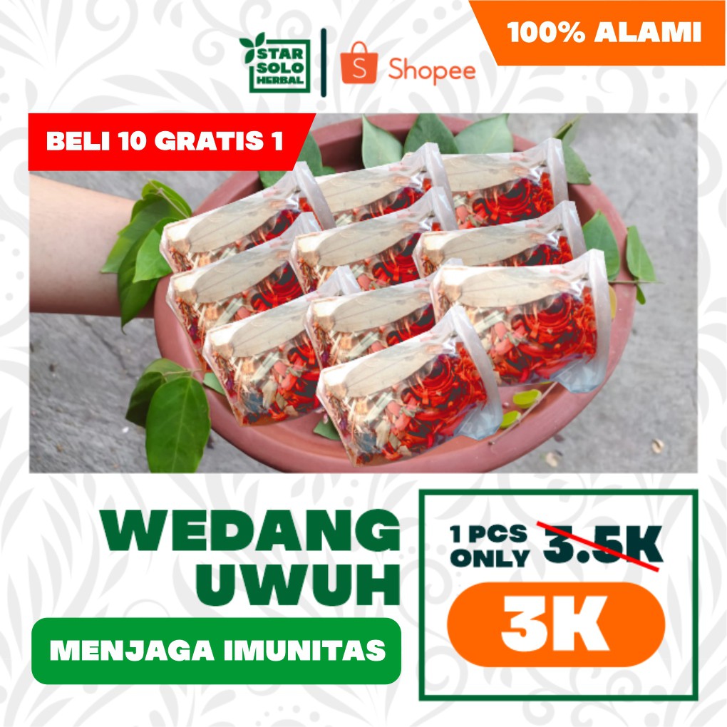 Jual WEDANG UWUH MINUMAN HERBAL TRADISIONAL DENGAN GULA BATU DENGAN