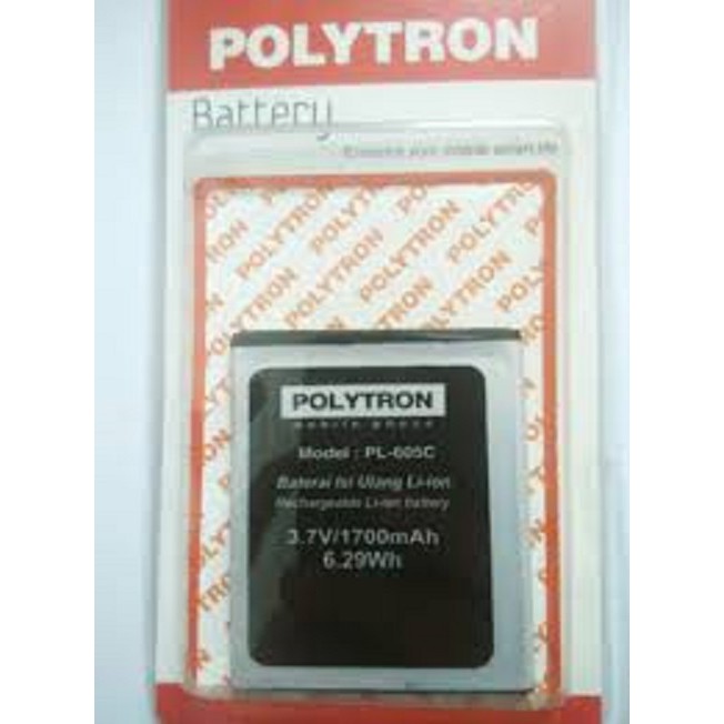 Battery Batre Baterai Polytron Rocket Ping Q2352 PL-605C PL605C