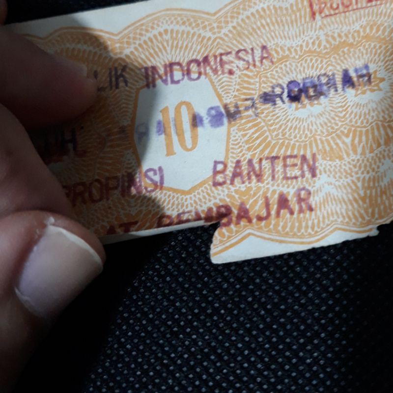 ORIDA Banten : 10 Rupiah