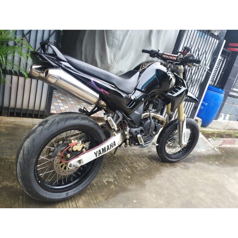 KNALPOT RACING SCORPIO DOUBEL SLENCER/SILINCER MODIF SUPEEMOTO