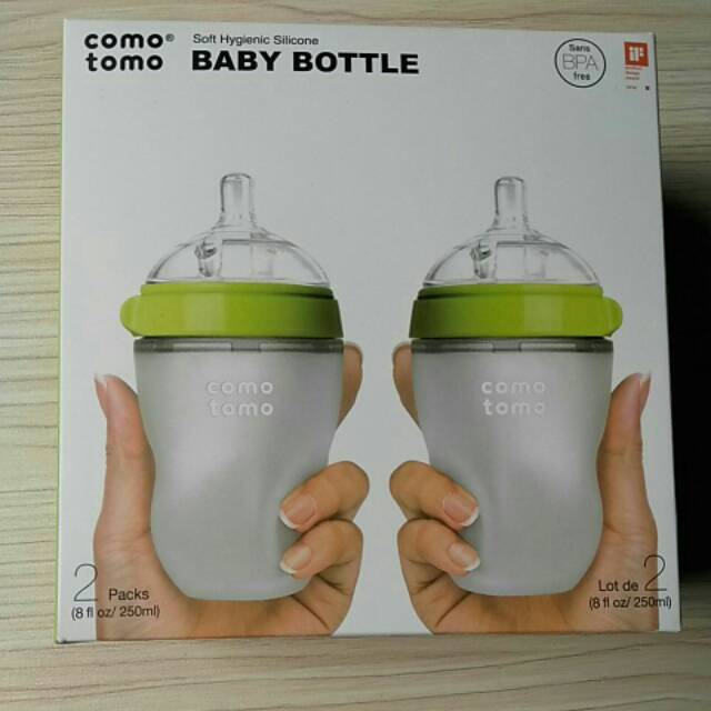 COMOTOMO BOTTLE TWIN PACK 150ML 250ML COMO TOMO PAKET ISI 2