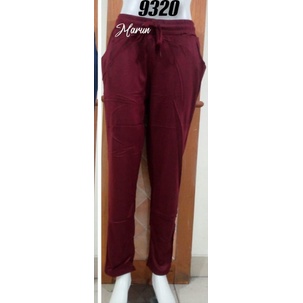 Celana jogger wanita Polos import sport premium