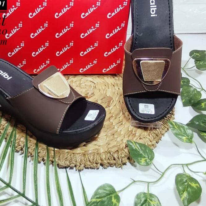 『LARIS』 CALBI / sandal model terbaru / sandal calbi new / wedges Calbi/sandal terbaru murah/sandal k