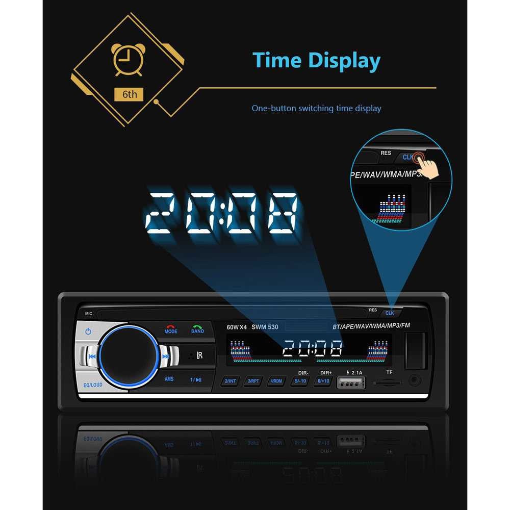 ZEEPIN Tape Audio Mobil Bluetooth Car MP3 Player - JSD-530