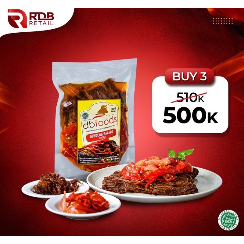 

DENDENG BALADAO LAMBOK 500g (Paket Triple)