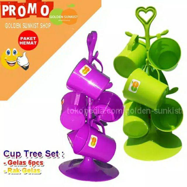 Gelas Mermaid Jumbo Plastik  ( Gelas Nanas Plastik )