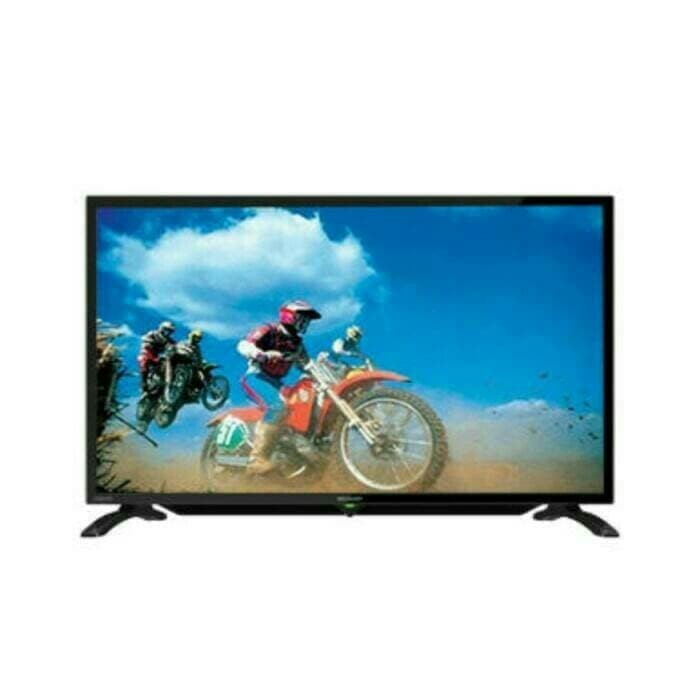 LED TV SHARP 24" AQUOS 24LE170 TERMURAH FREE PACKING KAYU
