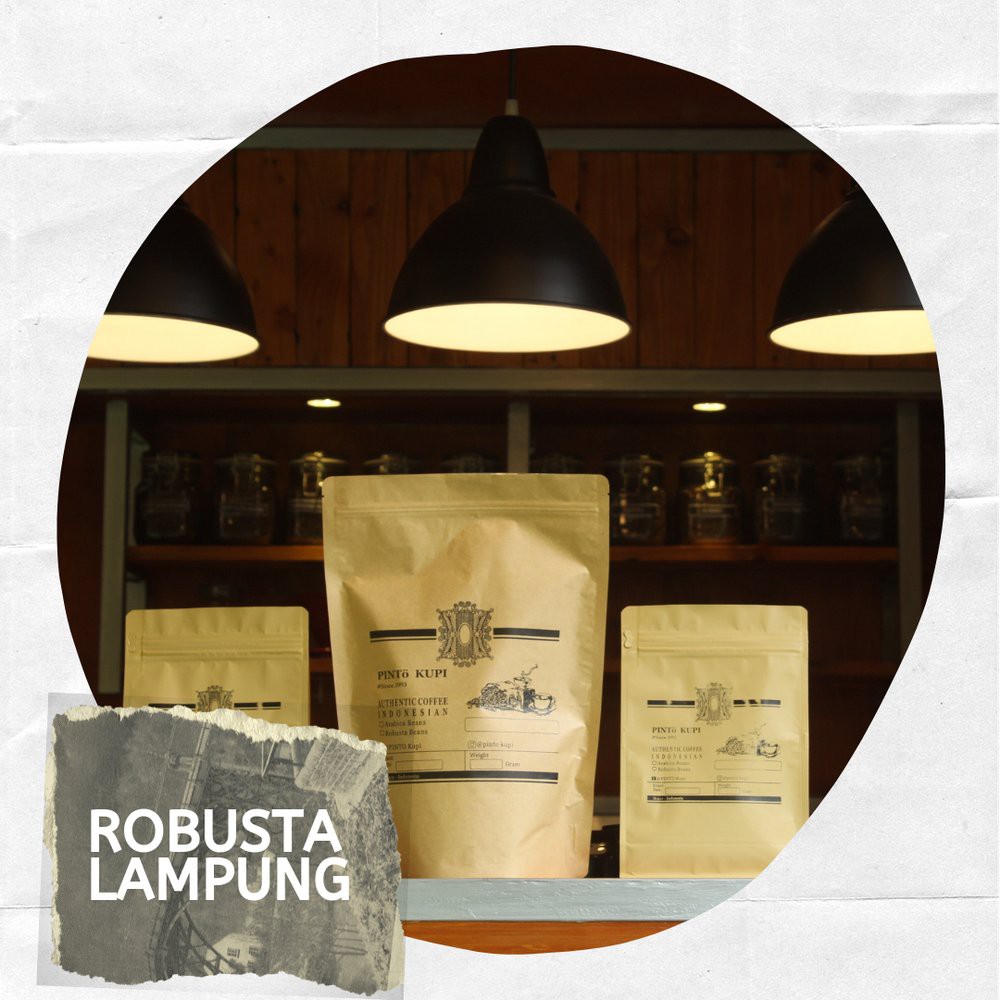 

Kopi Robusta Lampung - 1000gram Bagus
