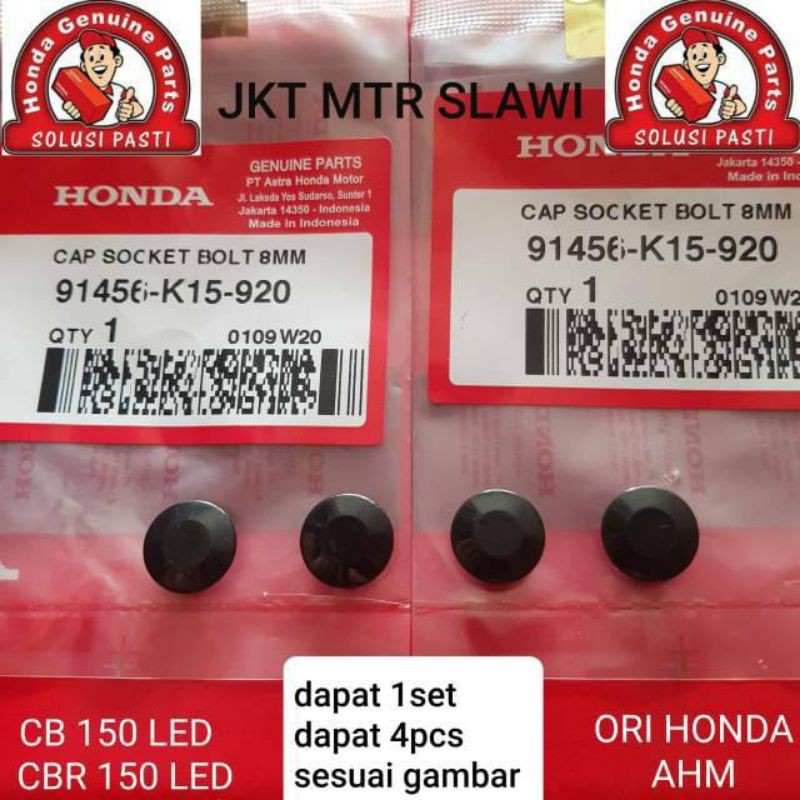 Jual Karet Tutup Raiser Atas Tutup Baut Cap Socket Bolt Mm New Cbr New Beat Street Esp Asli