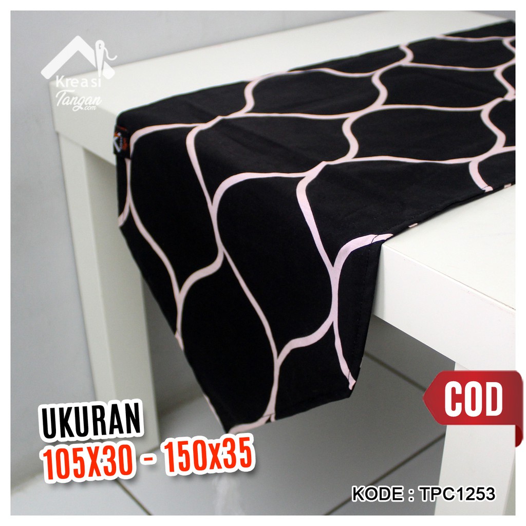 TAPLAK MEJA / TABLE RUNNER UKURAN 105x30 - 150x35 TPC1253