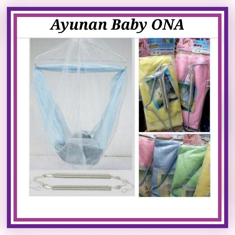 Ayunan Bayi Ona/Ayunan Kain 2 Per/ Kelambu Bayi Gantung