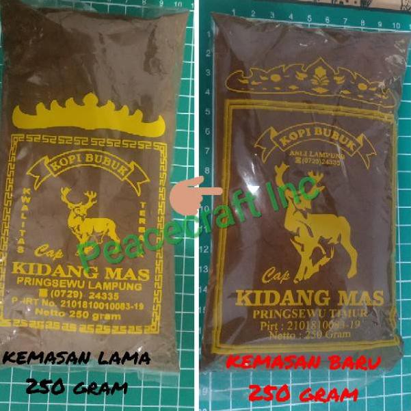 

PROMO SPESIAL KOPI KIDANG MAS LAMPUNG (PRINGSEWU) Netto 250 Gram