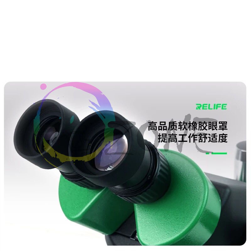 MICROSCOPE MIKROSKOP BINOCULAR RELIFE RL-M3 ZOOM STEREO + LED LAMP