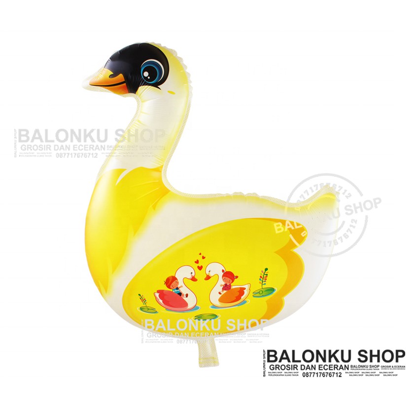 Balon Angsa / Balon Foil Angsa / Balon Swan / Balon Balon Angsa Kuning