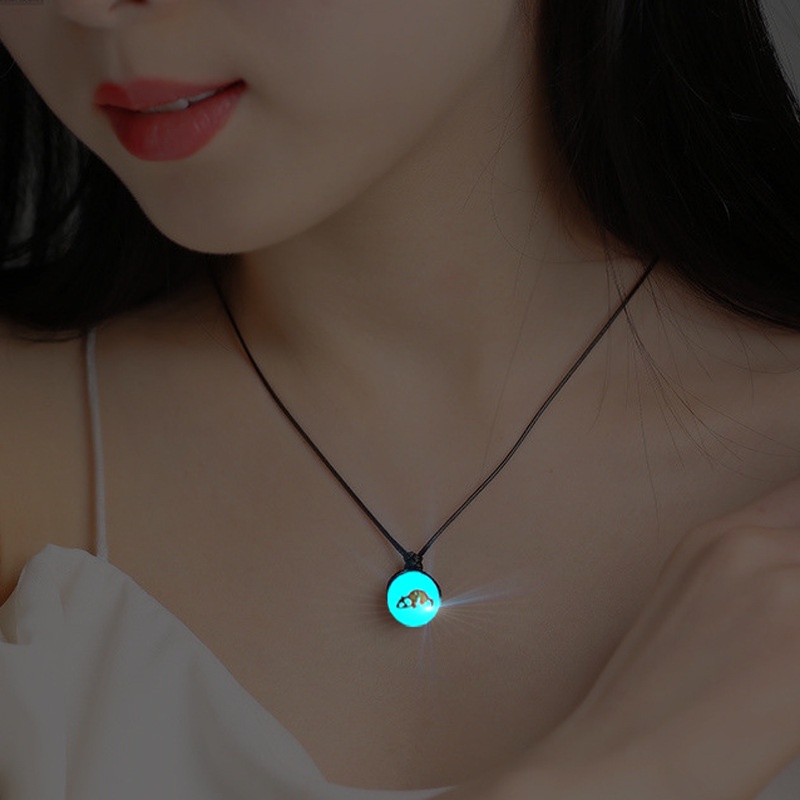 Kalung Manik-Manik 12 Shio Hewan luminous Untuk Pria Dan Wanita