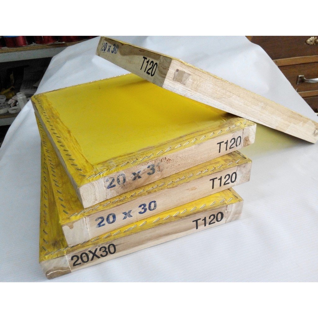 

Screen T 120 / T120 (20x30cm) Sablon Manual Untuk Cat Oil Base