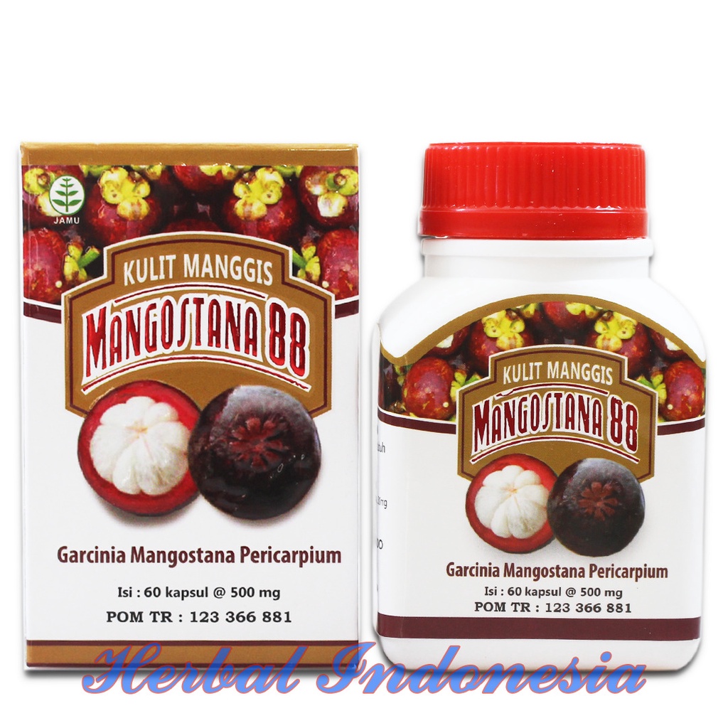 Mangostana 88 kapsul kulit manggis / Garcinia Mangostana