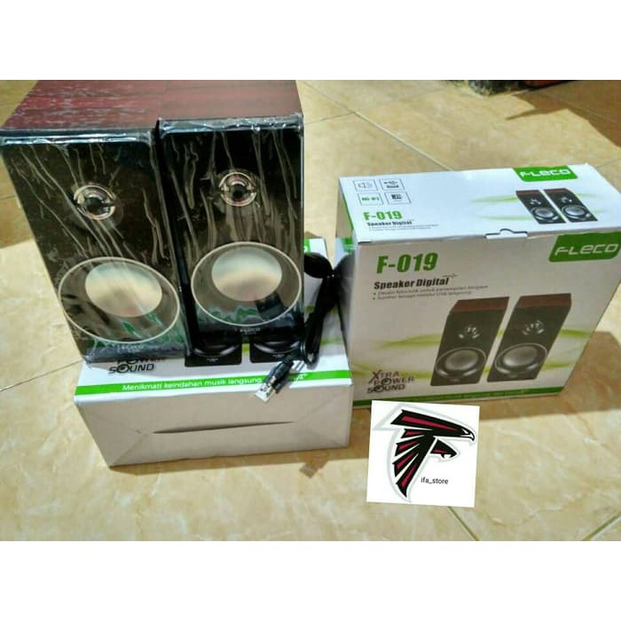 ORIGINAL Speaker Aktif Fleco F019 / Speaker Komputer Fleco F019 / Speaker Aktif TERMURAH