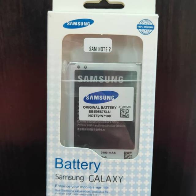 Baterai Samsung Galaxy Note 2 /N7100 100% Original SEIN