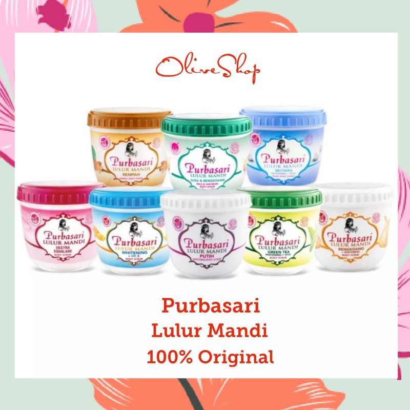 OliveShop ❤ Purbasari Lulur Mandi Body Scrub 235gr