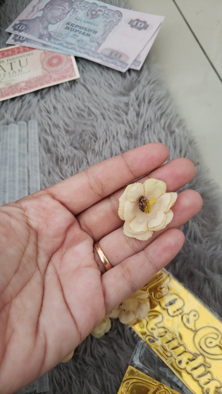 Mawar Mini 3 Layer Bahan Mahar Nikah Dan Craft Aksesoris Mahar