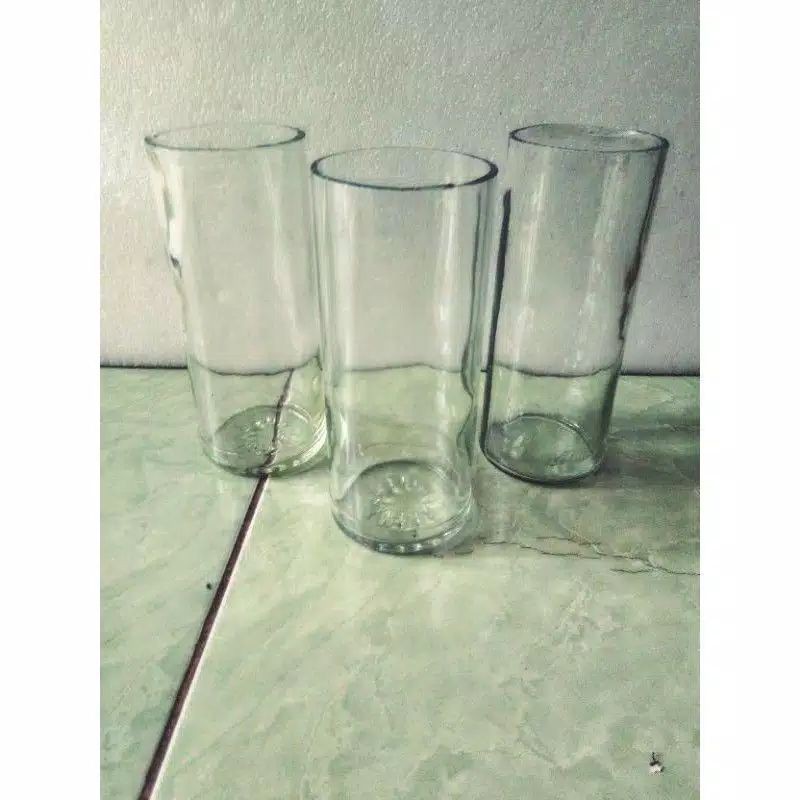 Toples tempat ikan cupang Aquarium mini tabung kaca