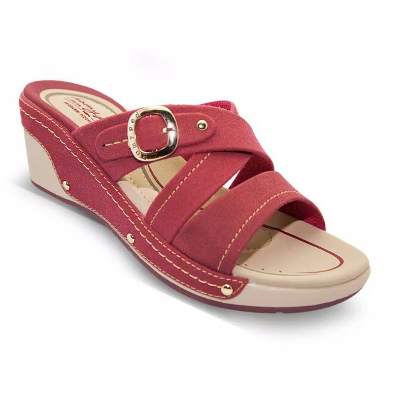 Sandal Wedges Wanita Homyped Carleta N77